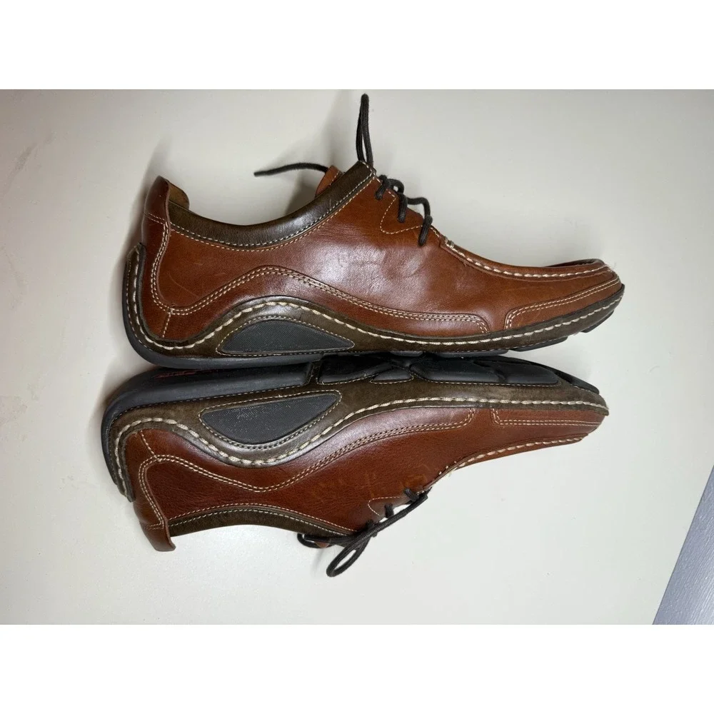 Cole Haan Mens NikeAir G Series Sz 10 M 5042176 Brown Leather Loafer Shoes